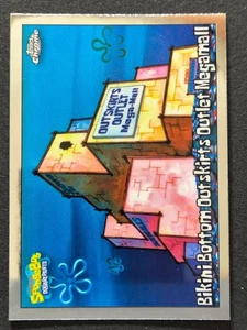 2025 Topps Chrome SpongeBob Base #151 Bikini Bottom Outskirts Outlet Megamall  - Picture 1 of 2