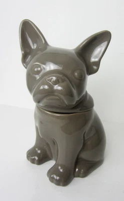 Threshold Brand French Bulldog Cookie Treat Jar Gray Pet Treat Jar - Image 1 of 4
