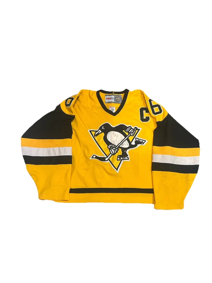 Vintage CCM NHL Authentic Mario Lemieux Pittsburgh Penguins Jersey Men's XXL 54 - Image 1 of 4
