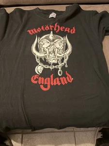 Motorhead - Inglaterra Lic. Camiseta negra grande - Imagen 1 de 2