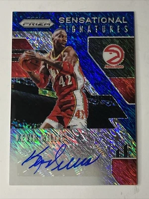 2019-20 Panini Prizm Sensational Signatures FOTL Blue Shimmer Kevin Willis Auto - Image 1 of 2