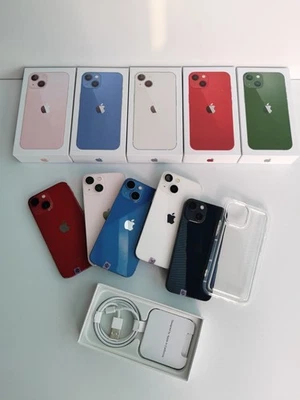 Boxed - Apple iPhone 13 mini  (Unlocked) - 128 GB/256GB - All colors - Face ID - Image 1 of 4