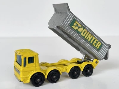 Matchbox Lesney 1-75 No 51 8 Wheel Tipper Pointer Yellow Made In England 1969 - Image 1 of 4