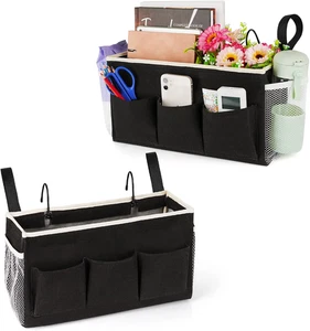 Bedside Caddy Bedside Organizer Bedside Storage Caddy with Fixed Straps and Wate - Picture 1 of 12