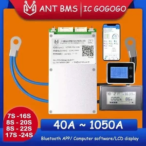 Smart 7S ~ 20S ANT BMS Batterieschutz Platine für Lifepo4 LTO 100A 600A Blueto - Bild 1 von 30