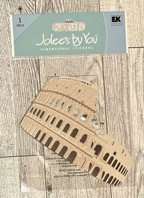 Coliseo, Roma, Italia, álbum de recortes adorno 3D de colección Jolee's by You JJDA020C Foto 1 de 2