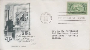 1950 #987 AMERICAN BANKERS ASSOCIATION FDC ARTMASTER CACHET FOREIGN DESTINATION - Picture 1 of 1