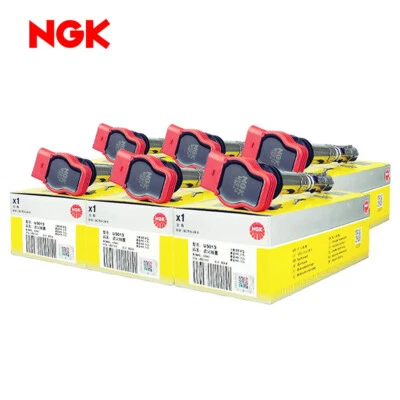 6Pcs RED NGK Ignition Coil 06E905115G fits for Porsche Cayenne Panamera AUDI A4 - Image 1 of 4