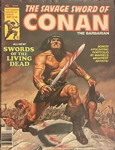 Savage Sword of Conan Vol 1 No 44 Sep 1979 (FN/VFN) (7.0) Marvel B&W Magazine - Imagen 1 de 2