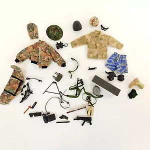 Army Toy Clothes and Ground Accessories Shirt Jacket Hat Binoculars Phone ETC - Picture 1 of 11