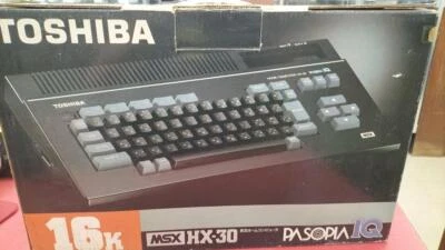 TOSHIBA MSX PASOPIA IQ HX-30 16K Home Computer - Giappone Retro Gioco 240618 - Immagine 1 di 4