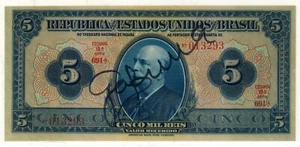 Billete Brasil 5 Mil Reis ND - 1942 -- AU - Imagen 1 de 2