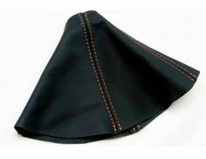 Fits 10-15 Chevrolet Camaro Vinyl Automatic Shift Boot Black Cover,Orange Stitch - Foto 1 di 4