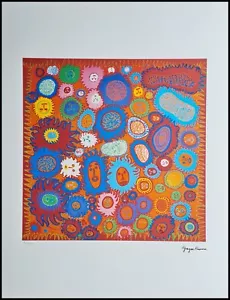 YAYOI KUSAMA * Amoeba * 65 x 50 cm * Lithografie * Kunstdruck*limitiert # 76/500 - Bild 1 von 6