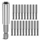 20Pcs Magnetic Extension Socket Drill Bit, 1/4 Inches Hex Release DrY7