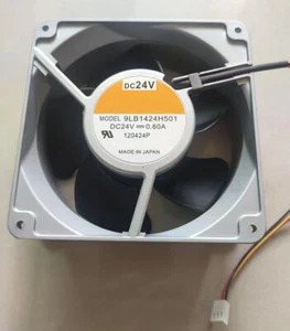 For Sanyo 9LB1424H501 DC 24V 0.6A 140*140*50mm Inverter Cooling Fan 3Pin - Afbeelding 1 van 2