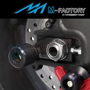 Fit Yamaha YZF-R1 99 00 01 02 03 Black Rear Swingarm Sliders - Foto 1 di 4