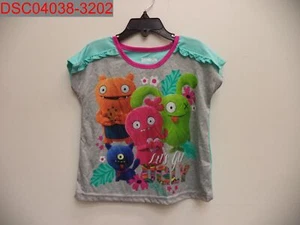 Pre-Owned - Ugly Dolls Girls' Grey Pajama Top, Size 4/5 - Picture 1 of 6
