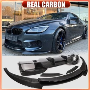 BODYKIT For BMW F06 F12 F13 M6 13-19 REAL CARBON Front Lip Rear Bumper Diffuser - Picture 1 of 18
