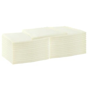 Dinner Napkin 25 Pack - 20 x 20 Poly-Spun Cloth Dining Napkins w/ Color Options - Picture 1 of 78