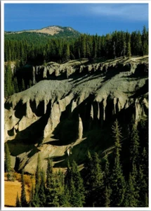 Postcard Crater Lake Oregon OR Annie Creek Ash Remnants 6x4 - Picture 1 of 2
