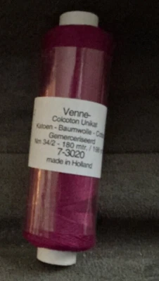 Venne color cotton 34/2  color 7-3020 for embroidery, crochet, knitting ,craft - Image 1 of 2