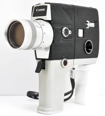 "Film Tested" Canon 518 Single 8 Auto Zoom 8mm Movie Film Camera Japan 1856 - Image 1 of 4