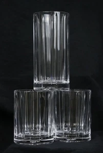 [Set di 3] EC Ralph Lauren TURNER = 1 Bicchiere + 2 Bicchieri Trasparenti Rocce Whisky - Foto 1 di 5