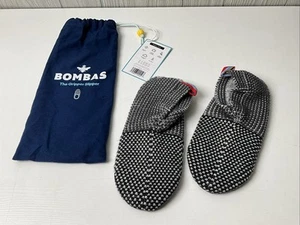 Bombas Gripper Hausschuhe Hausschuhe Unisex klein anthrazit rutschfest neu mit Tasche - Bild 1 von 8