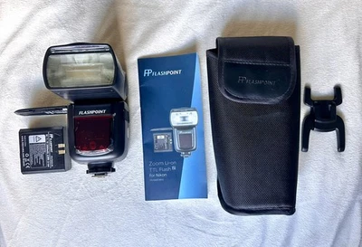 Flashpoint Zoom Li-on R2 TTL On-Camera Flash Speedlight for Nikon - Image 1 of 4