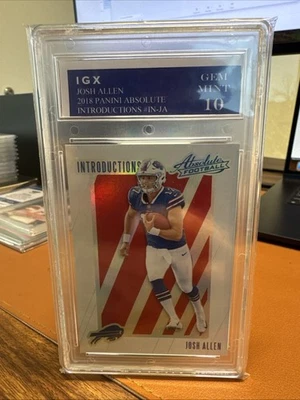 2018 Panini Absolute - Introductions Josh Allen #IN-JA (RC) - Image 1 of 2