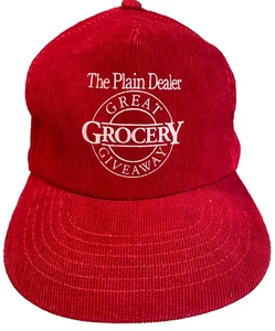 Vintage Cleveland Plain Dealer Cord Snapback Mütze The Great Grocery Giveaway - Bild 1 von 9