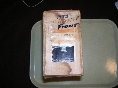 Juego de protectores de parachoques delantero # 994370 para Chevrolet Chevelle 1973 como nuevo de Lote Antiguo Foto 1 de 4