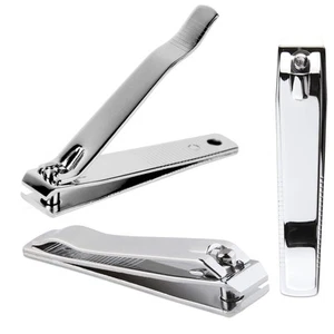 3pcs Large Stainless Steel Straight Nail Clipper - Professional Ultra Sharp S... - Picture 1 of 7