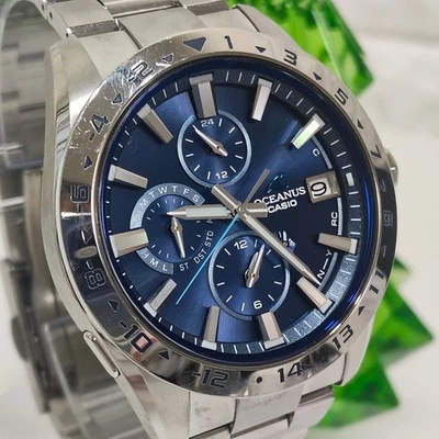 Подержанные мужские наручные часы CASIO OCEANUS OCW-T3000-2AJF Solar Bluetooth - Изображение 1 из 4