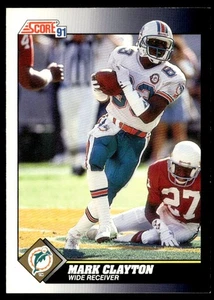 1991 Score Mark Clayton Miami Dolphins #480 - Picture 1 of 2