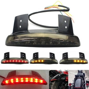 Smoke LED Rear Fender Turn Signal Light Brake Tail Lamp Fit For Harley Sportster - Picture 1 of 11
