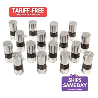 Elgin ELGVT-1992-16, Set of 16 Natural Steel Solid Lifter - Chevy V8 Performance - Image 1 of 4