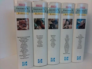 Grzimek's Encyclopedia of Mammals - 5 Volume Set - McGraw-Hill - NOT ex library - Picture 1 of 22