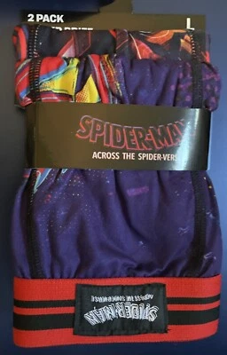 Nuevo en Paquete Para Hombres Bioworld Spiderman Marvel (2) Paquete Calzoncillos Boxer Ropa Interior Grande 36-38 Foto 1 de 4