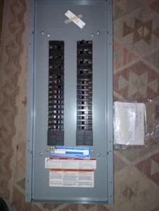 Square D NQOD Panelboard, 225Amp, 42 Space, 3 Ph, 3 wire, with 28 Breakers - Picture 1 of 5