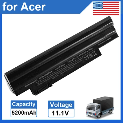 AL10A31 AL10G31 Battery for ACER Aspire one 522 722 D255 D255E D257 D260 D270 US - Image 1 of 4