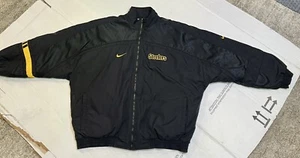 Vintage Pittsburgh Steelers Nike Pro Line NFL Zip Up Puffer Jacket Men's XXL - Picture 1 of 9