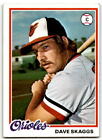 1978 Topps Dave Skaggs #593 Baltimore Orioles Vg-Ex