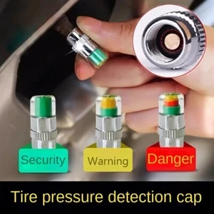 4PCS Tire Pressure Monitoring Cap, Tire Pressure Pen, Car Tire Pressure Monitor - Picture 1 of 4