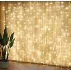 Curtain Lights, Upgrade LED Window Fairy Lights 8 Lighting Modes, Window Icicle 