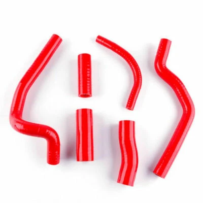 Manguera de radiador de silicona roja para Honda CR500/CR500R 1989-2001 1993 1994 1995 1996 Foto 1 de 4