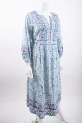 Boden Embroidered Midi Kaftan Dress FLORAL SIZE UK 8 BRAND NEW D0236 D18 - Image 1 of 4