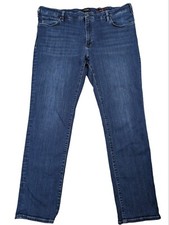 34 Heritage Charisma Jeans Men 44x34 Comfort Rise Classic Blue Stretch Denim