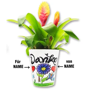 Blumentopf Danke, dass du mir beim Wachsen geholfen hast  | mit Personalisierung - Bild 1 von 11